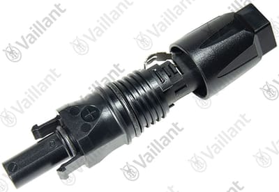 VAILLANT Stekker, PV-CF-S 2,5-6 (+) met huls VPV I 2000/1 230V, 3000-6000/1 400V o.a. Vaillant-Nr. 002025320, 0020253207