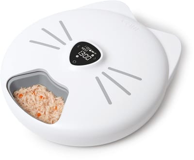 Catit Voerautomaat Kat - Pixi Smart 6-meal Feeder - 6 x 170ml - 37 x 34.5 cm - Wit