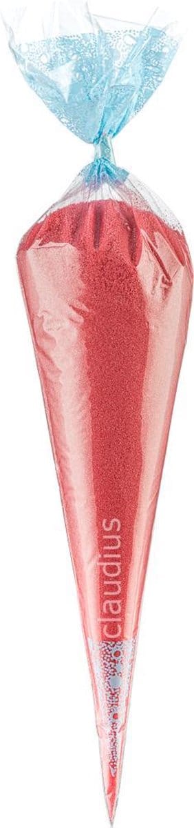 Scrubzout Fruity Melon - 500 gram in puntzak blauw - set van 6 stuks - Hydraterende Lichaamsscrub