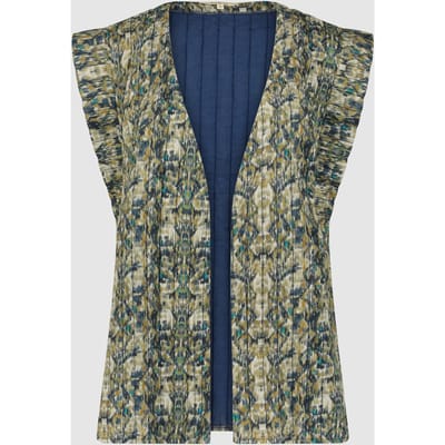 Circle of Trust Annabel Gilet Blurry Blue Size: XS | Vests Outlet | Dames | Blauw