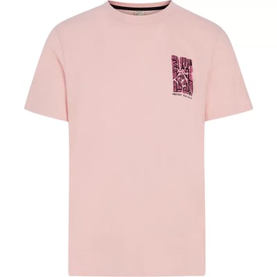 Protest Prtvictor – T shirt Heren – Korte mouwen – Ronde hals – Peach Pink