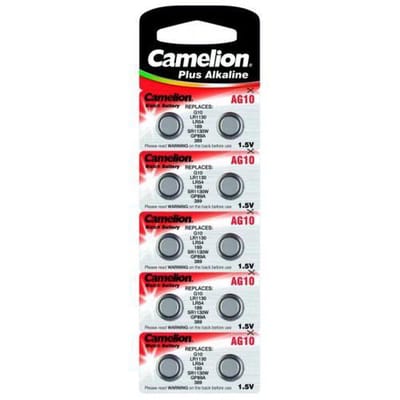 Camelion Horlogebatterij 1.5V 68Mah Lr1130/Ag10 (10 St./Bl)