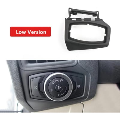 Auto Voorpaneel Lamp Schakelaar Afdekking Trim Voor Ford Focus 2012-2018 Lage Versie black