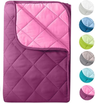 Omkeerbaar Zomerdekbed microvezel 155 x 220 cm, lichtgewicht voor camping en warme dagen, wasbaar op 95 °C, kleurrijk design