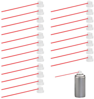Dailygoods- Spuitbusventiel Nauwkeurig - Spuitmondstuk - Verlengbuisjes Set - Eenvoudige Installatie - Voor Huishouden/Kantoor - Voor Reinigen en Onderhouden - Spuitmond