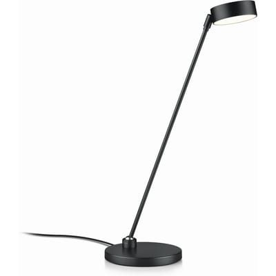 Knapstein LED tafellamp Yori, matzwart, hoogte 50 cm, gebarenbediening
