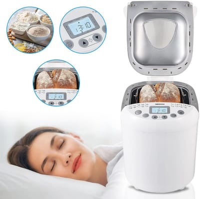 ApexArte® Broodsnijmachine - Elektrisch Broodmes - Broodsnijder - Wit