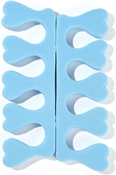 DW4Trading Foam Vinger & Teenspreiders - Licht Blauw - 2 Stuks