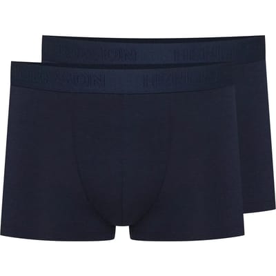Henderson Domme - Heren Bamboe Boxershorts 2-Pack - Maat M - Donkerblauw