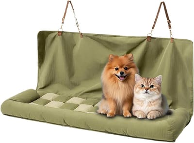 Honden Autostoelhoes - Auto Kussen Mat - Veilig Reizen - Waterdichte Bescherming - 124x45x49cm - Groen