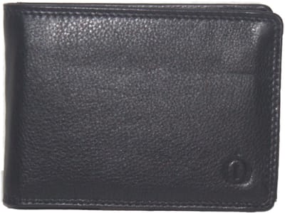 Oi zwarte leren Dollarclip voor veel pasjes geen muntgeld / dunne billfold met geldklem en plaats voor veel creditcards / uitgebreide herenbeurs met klem voor biljetten / RFID SAFE / zwart leer / 440