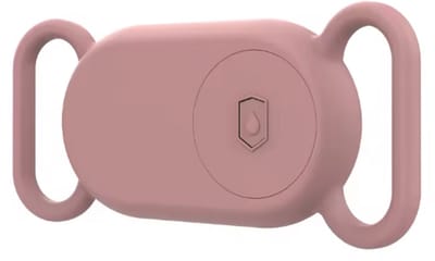 New Age Devi - Hoesje geschikt voor Samsung Galaxy SmartTag 2 - Siliconen Tracker Houder - Roze