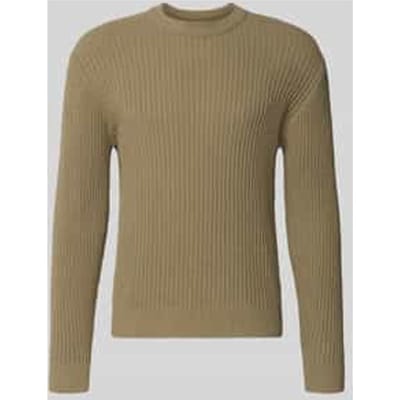 Slim Fit trui met brei-look
