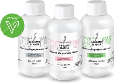 Il Bucato di Adele Wasparfum Puur Wit 150ml + Frisse Was 150ml + Zonnige Dag 150ml