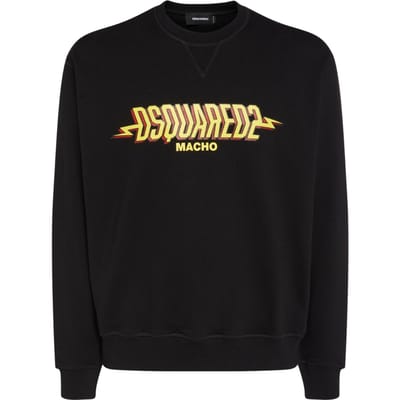 Dsquared2 Macho-logo Zwart Sweatshirt