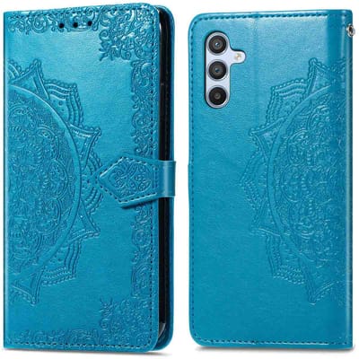 imoshion Hoesje - Geschikt voor Samsung Galaxy A26 - Mandala Bookcase - Turquoise