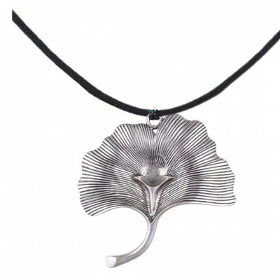 Lange ketting -Ostri- Allergievrij- ginkgo - Charme Bijoux