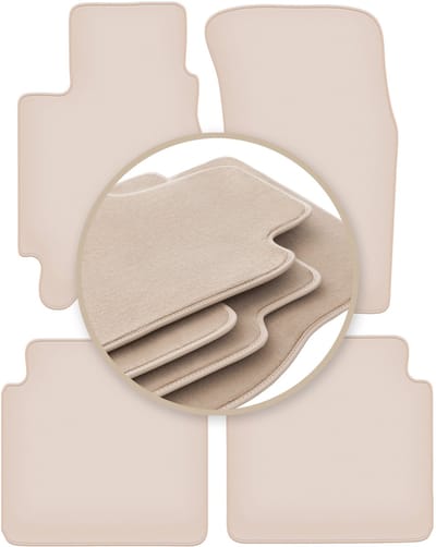 PREMIUM beige vloermatten voor: Subaru Legacy II stationwagen, sedan 1993-1998