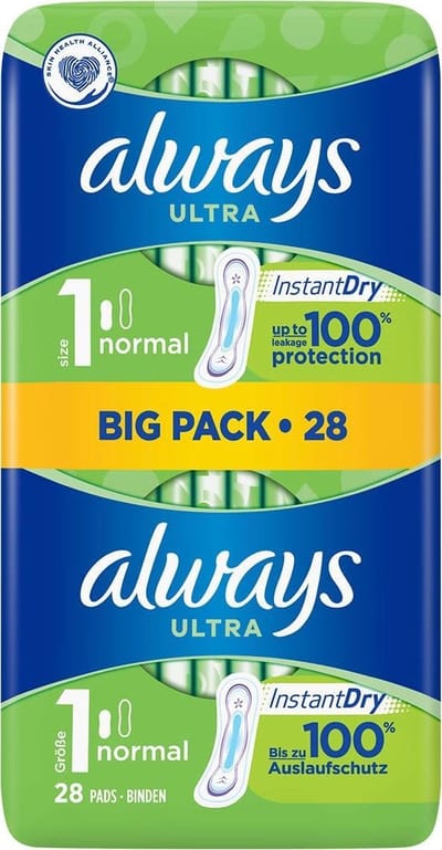 Always Ultra - Maandverband - 1 Normal - Instant Dry - 28st