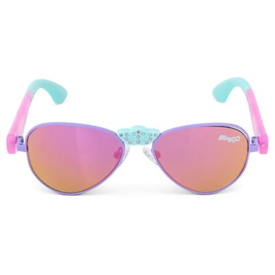 Bling2o ZONNEBRIL: HAMPTON BEACH - Suntan Turquoise, siliconen, 100% UV bescherming, in doorzichtige bewaardoos, 3+