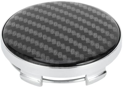 Dailygoods- Wieldoppen Universeel - Naafdoppen 58,5 mm - Hubdoppen - Velgcentrumdoppen - Zilverkleurig - Carbon Fiber Patroon