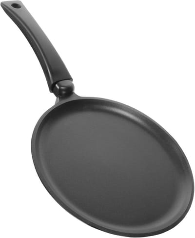 Antiaanbak Crêpe Pan 24 cm - Geschikt voor Inductie en Alle Fornuizen