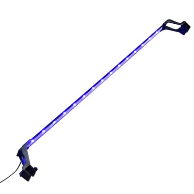 vidaXL - Aquariumlamp - met - klemmen - LED - 115-130 - cm - blauw - en - wit