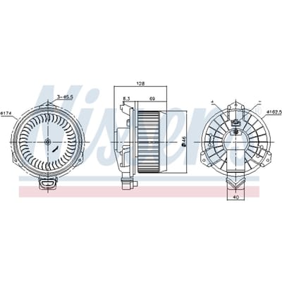 Binnenventilator NISSENS 87723