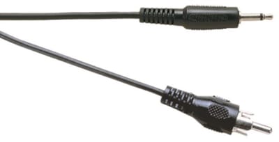 3,5mm Jack mono - Tulp mono kabel - 1,2 meter