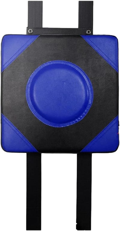 Boksdoel Volwassenen - Ponskussen Muur - Fitness Cardio - Ruisonderdrukkend Ontwerp - 30 cm Breed - Blauw