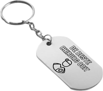 Akyol - de beste chirurg sleutelhanger - Verpleegkundige - familie vrienden collega - cadeau - 54 x 29mm