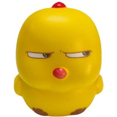 Schattig Geel Kip Knijpspeeltje voor Stressverlichting, PU Anti-druk Speelgoed voor Kinderen, Perfect voor Feestelijke Cadeaus