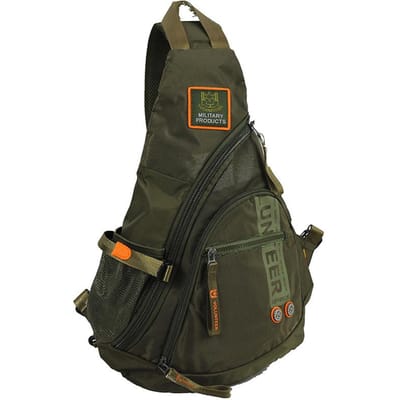 Sac à dos bandoulière pour homme Sac de poitrine à bandoulière Sac de voyage Randonnée Sport de plein air Escalade Militaire Oxford Homme Messager Sacs bandoulière vert d’armée