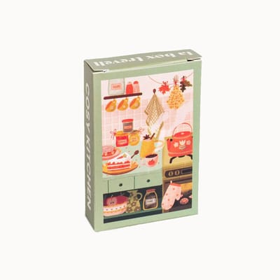Cosy Kitchen Mini Puzzel 99 stukjes - Trevell - Mini Puzzel Volwassenen - Micro Puzzel - Puzzel To Go Vakantie - Puzzel Op Reis - Puzzel Cadeau