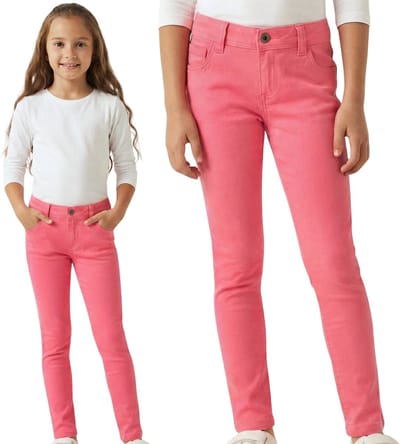 Neon skinny jeans voor meisjes Denim Co