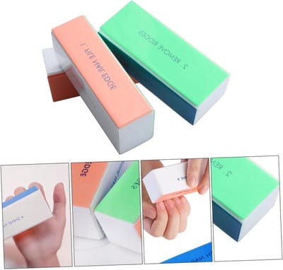 Nagelvijlen en Buffers - Nagelaccessoires Nail Art Tools - Nagels Polijsten - Vierzijdig Ontwerp - 10 Stuks - Diverse Kleuren