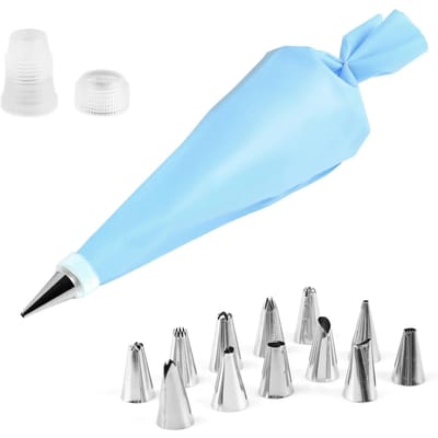 Herbruikbare Spuitzakken met Decoratietipsets Taartdecoratiegereedschap Accessoires Gebakzak Keuken Bakkerij Taart Glazuur Spuitroom