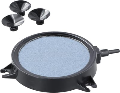 Luchtdiscs voor Aquariums van 10 cm met 3 Sterke Zuignappen, Ideaal voor Nano Aquariums en Luchtpompen