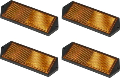 ProPlus Reflector - set 4x - oranje - schroefbevestiging - 104 x 40 mm