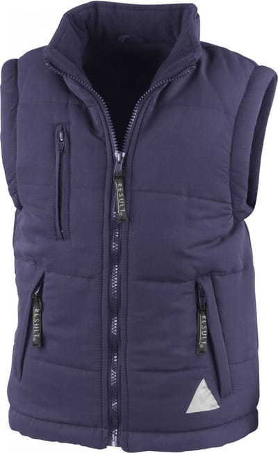 Result Junior Ultra Padded Bodywarmer RT88J - Navy - S (5-6)
