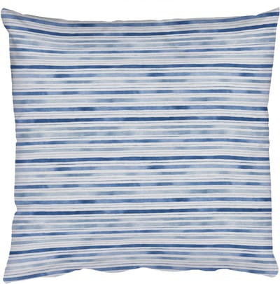 Sierkussens - Kussentjes Woonkamer - 50x50 cm - Strepen - Patroon - Blauw - Wit