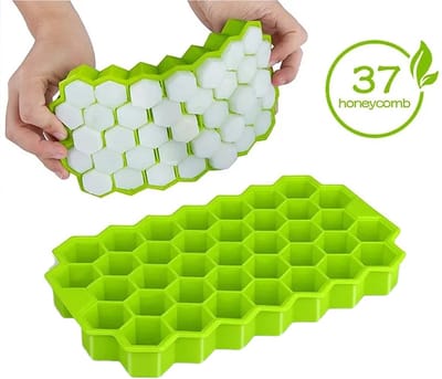 Siliconen Honingraat Honeycomb Ijsblokjesmaker 20x12 cm - Groen
