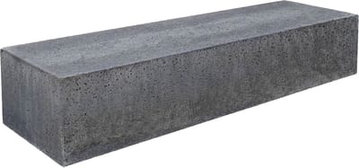 Zitelement antraciet 200 x 60 x 40 cm prijs per stuk Gardenlux