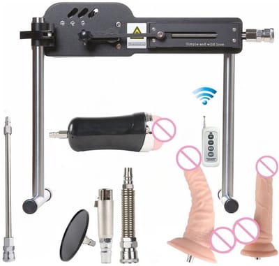 Happyment Neukmachine Voor Mannen & Vrouwen - Fuck Machine Verstelbaar - Sex Machine - Inclusief Dildo’s, Pocket Pussy & Verlengstukken