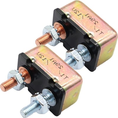 Stroomonderbreker - Zekering Autoreset - Voertuig Beveiliging - Automatische Reset - 40 Ampère - Zwart