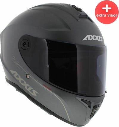 Axxis Draken S integraal helm solid mat titanium XS