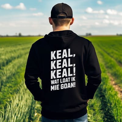 AGRIFANS® Keal Keal Keal - Heren Hoodie - S