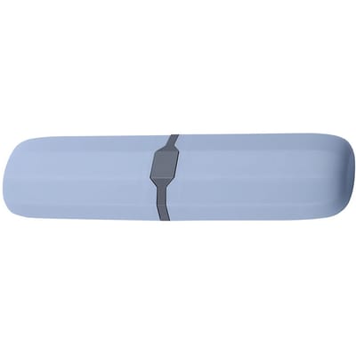 Draagbare Reistandenborstelhouder Plastic Multifunctionele Tandenborstel Container Opbergdoos voor Reizen Kamperen Huis School gray