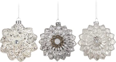 Goodwill - Zilver  - Wit - Glitter - sneeuwsterren  3 modellen - 10CM