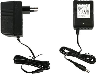 12V Adapter - Oplader voor Elektrische Kinderauto - 1000mA - Zwart